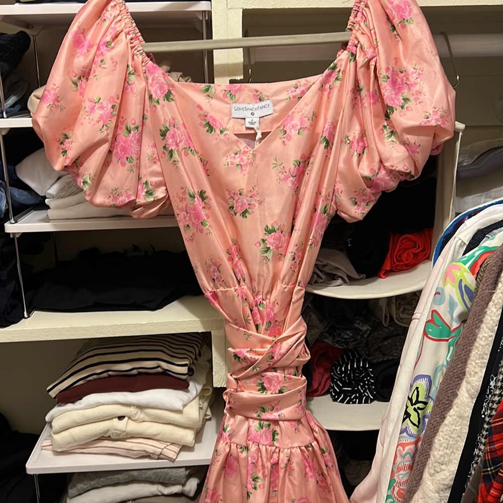 Love shack fancy for target size 2 NWT pink mini dress